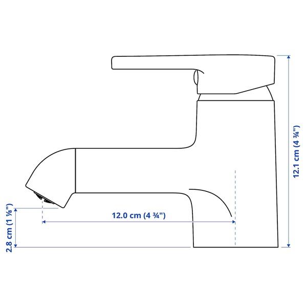 【IKEA/イケア/通販】SALJEN サルイェン 洗面台用混合栓, ブラック[B](40400322) |  | 03