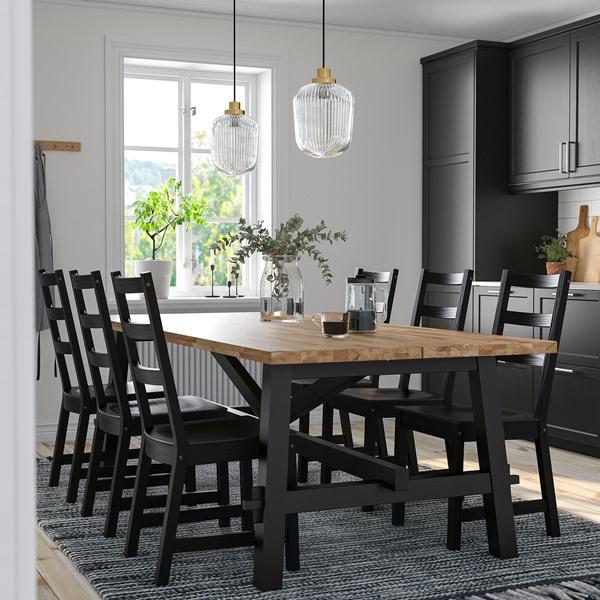 [IKEA/イケア/通販]SKOGSTA スコグスタダイニングテーブル, アカシア材/ブラック,235x100 cm[L](40419265) |  | 05