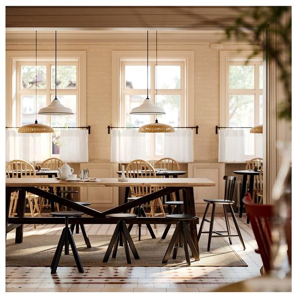 [IKEA/イケア/通販]SKOGSTA スコグスタダイニングテーブル, アカシア材/ブラック,235x100 cm[L](40419265) |  | 06