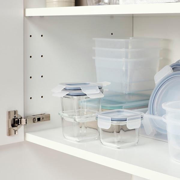 【IKEA/イケア/通販】IKEA 365+ 保存容器 ふた付き, 正方形/ガラス[A](40444948) |  | 03