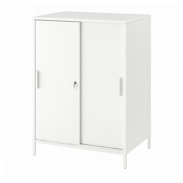 【IKEA/イケア/通販】TROTTEN トロッテン キャビネット 引き戸付, ホワイト[GF](40474775) | 