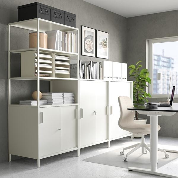 【IKEA/イケア/通販】TROTTEN トロッテン キャビネット 引き戸付, ホワイト[GF](40474775) |  | 01