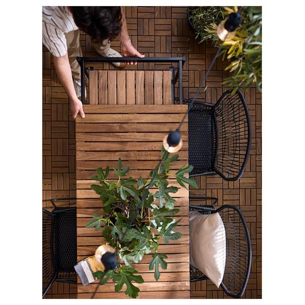 [IKEA/イケア/通販]VASMAN ヴェスマン伸長式テーブル、屋外用, ライトブラウンステイン,135/190x74 cm[JF](40479259) |  | 04