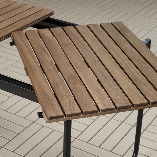 [IKEA/イケア/通販]VASMAN ヴェスマン伸長式テーブル、屋外用, ライトブラウンステイン,135/190x74 cm[JF](40479259) |  | 06