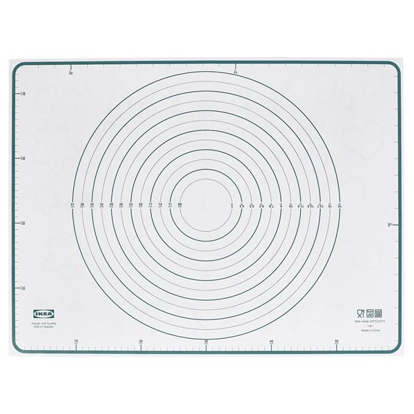 【IKEA/イケア/通販】BAKTRADITION バクトラディホーン ベーキングマット, ホワイト/ターコイズ,…[A](40480168) |  | 01