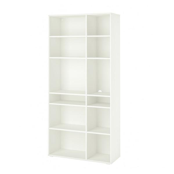 【IKEA/イケア/通販】VIHALS ヴィーハルス シェルフユニット 棚板10枚付, ホワイト[KK](40483275) | 