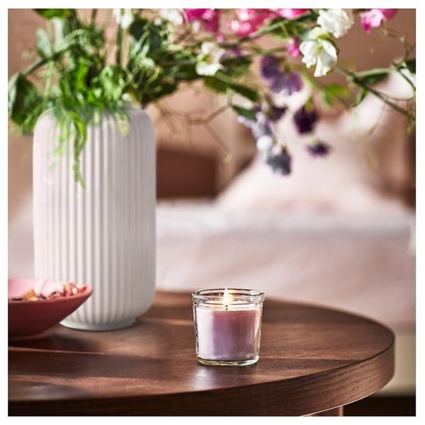 【IKEA/イケア/通販】JAMNMOD イェムンモード アロマキャンドル グラス入り, スイートピー/パープル,…[A](40502368) |  | 02