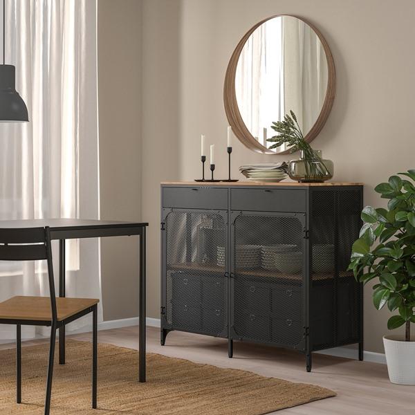 [IKEA/イケア/通販]FJALLBO フィエルボサイドボード, ブラック,111x47x95 cm[GH](40502797) |  | 01
