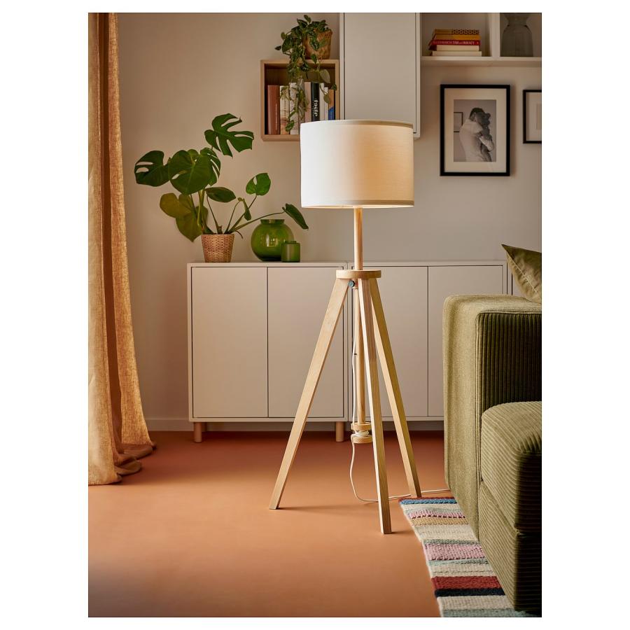 [IKEA/イケア/通販]LAUTERS ラウテルス フロアランプ, アッシュ, ホワイト[D](00405053) |  | 01