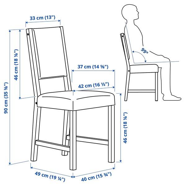 [IKEA/イケア/通販]STEFAN ステーファンチェア, ブラウンブラック/クニーサ グレー/ベージュ[E](40512089) |  | 05