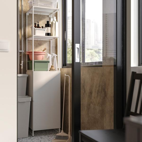 [IKEA/イケア/通販]JOSTEIN ヨースタイン扉/サイドユニット/裏面, 室内/屋外用 ホワイト,40x42x82 cm[D](40512145) |  | 03