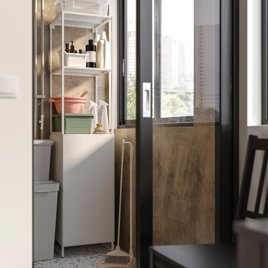 [IKEA/イケア/通販]JOSTEIN ヨースタイン 扉/サイドユニット/裏面, 室内/屋外用 ホワイト, 40x42x82 cm[D](40512145) |  | 04