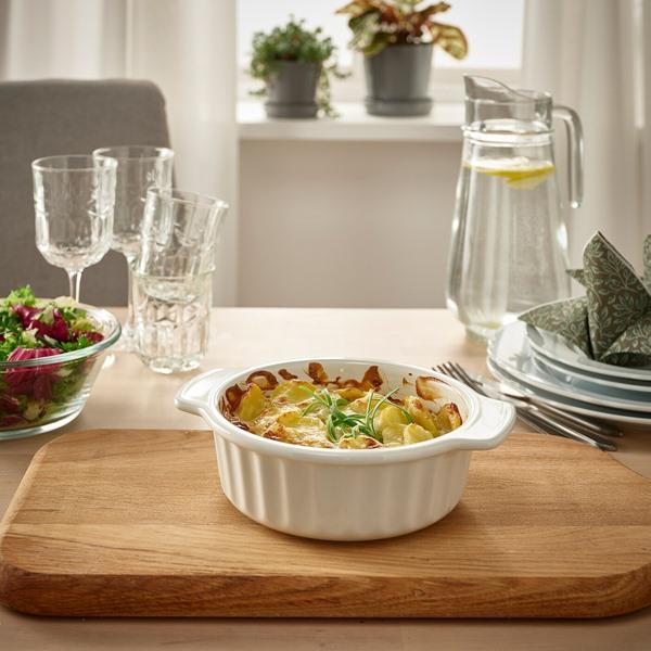 【IKEA/イケア/通販】POETISK ポエティスク オーブン皿, オフホワイト[A](40513866) |  | 02