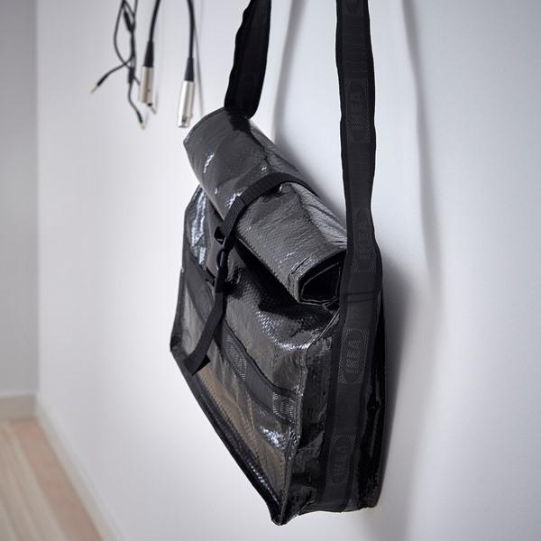 【IKEA/イケア/通販】OBEGRANSAD オーベグレンサッド ショルダーバッグ, ブラック[B](40525138) |  | 01