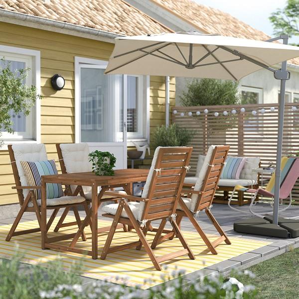 [IKEA/イケア/通販]SVALON スヴァローンハンギングパラソル, ライトグレーベージュ,300x200 cm[K](40525906) |  | 01