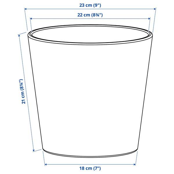 [IKEA/イケア/通販]SOJABONA ソイヤボナ鉢カバー, ホワイト,19 cm[B](40533591) |  | 06