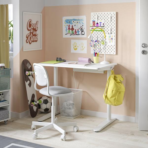 [IKEA/イケア/通販]RELATERA レラテラ下部フレーム 天板用, ホワイト,90/117 cm[D](40540619) |  | 02