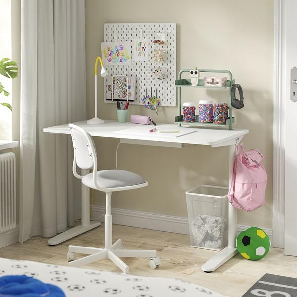 [IKEA/イケア/通販]RELATERA レラテラ下部フレーム 天板用, ホワイト,90/117 cm[D](40540619) |  | 03