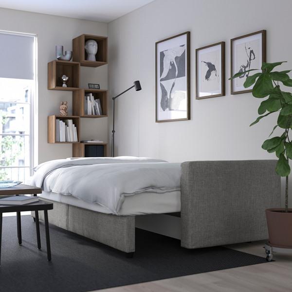 [IKEA/イケア/通販]FRIHETEN フリーヘーテン3人掛けソファベッド, ファーリンゲ ライトグレー[LL](40551226) |  | 03