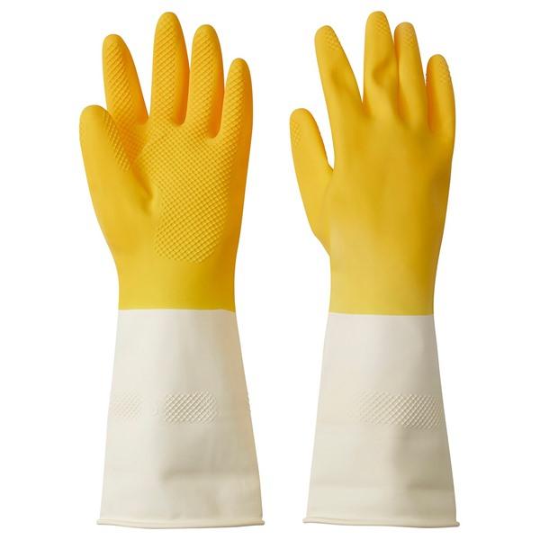 [IKEA/イケア/通販]RINNIG リンニング掃除用手袋, ブライトイエロー/オフホワイト,S[A](40565855) | 