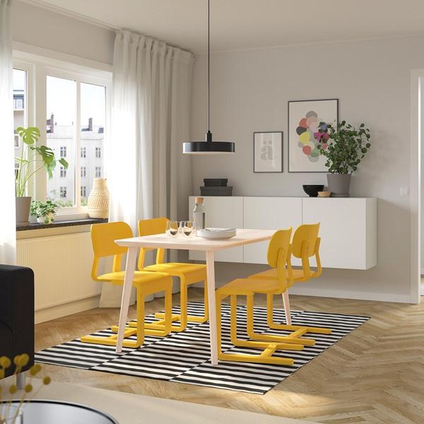 [IKEA/イケア/通販]LYCKAN リッカンチェア, イエロー/バーチ材突き板[D](40569226) |  | 02