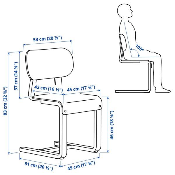 [IKEA/イケア/通販]LYCKAN リッカンチェア, イエロー/バーチ材突き板[D](40569226) |  | 03