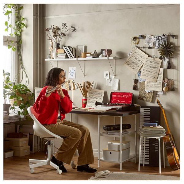 [IKEA/イケア/通販]SPAND スペンドテーブル用脚 収納付き, ホワイト[DC](40569472) |  | 02