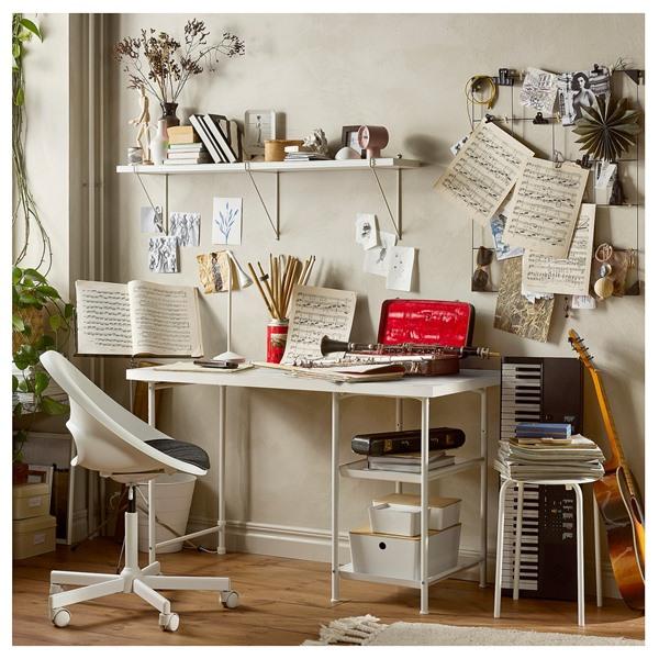 [IKEA/イケア/通販]SPAND スペンドテーブル用脚 収納付き, ホワイト[DC](40569472) |  | 07