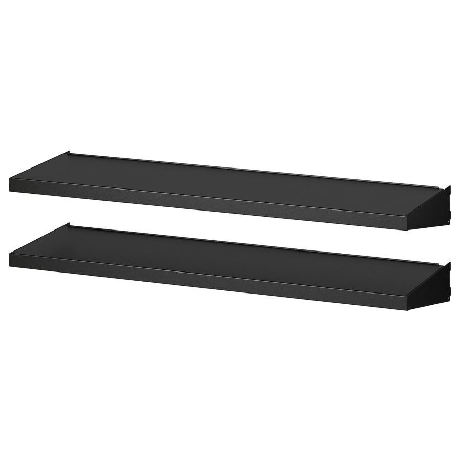 [IKEA/イケア/通販]BROR ブロール 棚板 壁用支柱用, ブラック, 85x25 cm[D](40570418) | 