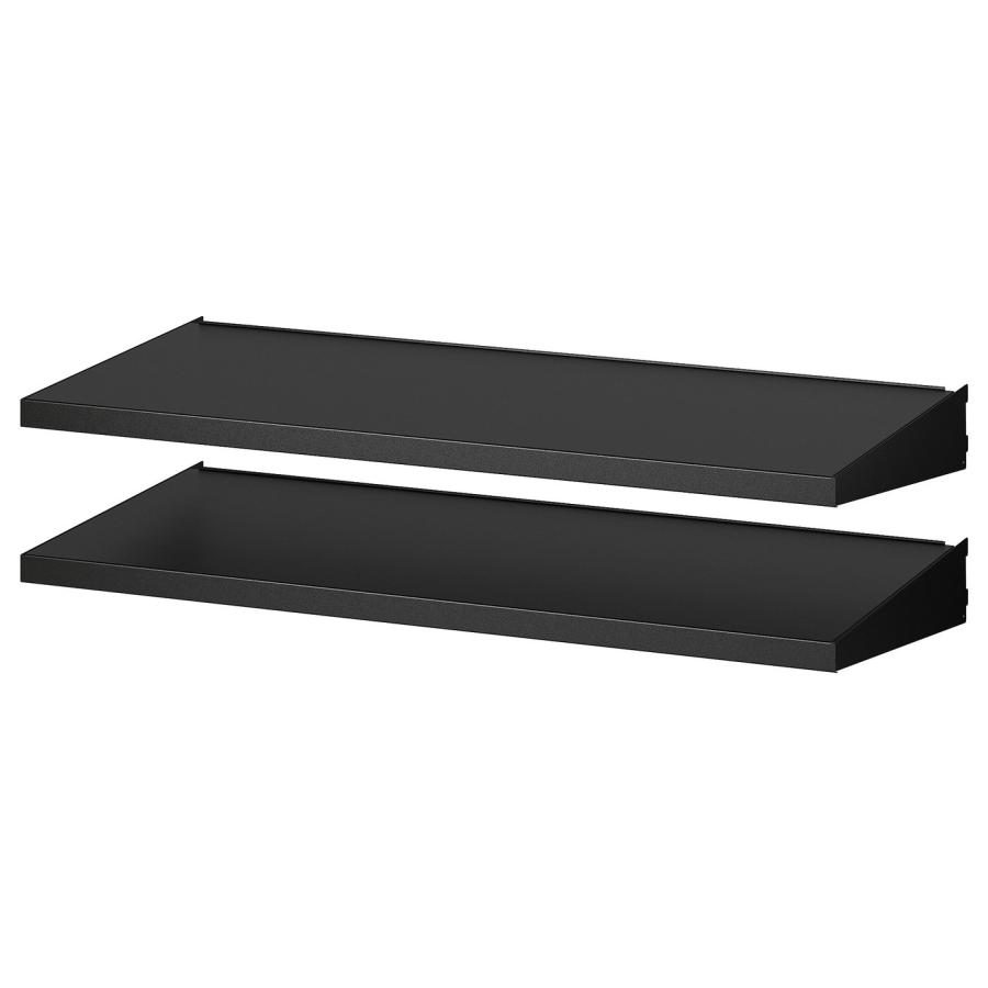 [IKEA/イケア/通販]BROR ブロール 棚板 壁用支柱用, ブラック, 85x40 cm[D](40570423) | 