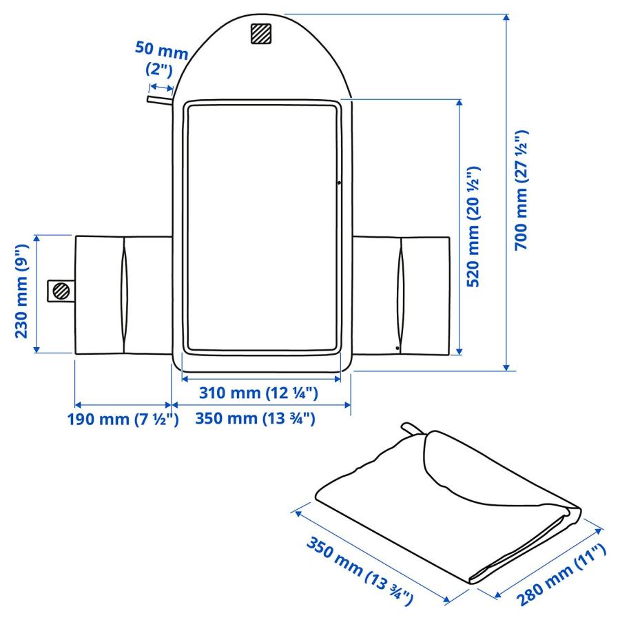 [IKEA/イケア/通販]GRONFINK グローンフィンクベビーケアマット, 折りたたみ式/グリーン,70x35 cm[B](40572399) |  | 04