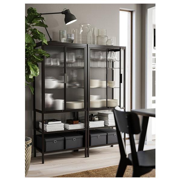 [IKEA/イケア/通販]MOSSJON モスショーンコレクションケース 扉2枚付き, チャコール,60x34x146 cm[J](40573172) |  | 04