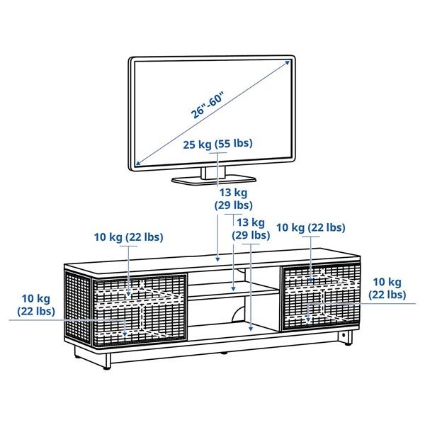 [IKEA/イケア/通販]FRYKSAS フリークソーステレビ台, 籐,157x41x49 cm[JJ](40574100) |  | 05