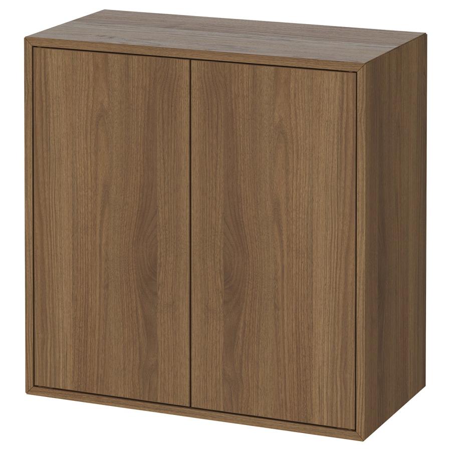 [IKEA/イケア/通販]EKET エーケト キャビネット 扉2/棚板1付き, ブラウン ウォールナット調, 70x35x70 cm[D](40574586) | 