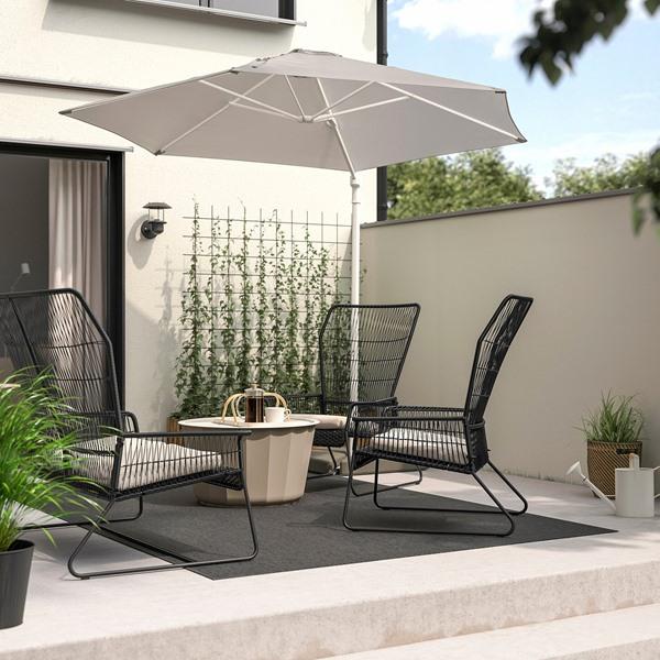 [IKEA/イケア/通販]TALLSKAR タルシェールアームチェア 屋外用, チャコール[G](40575147) |  | 02