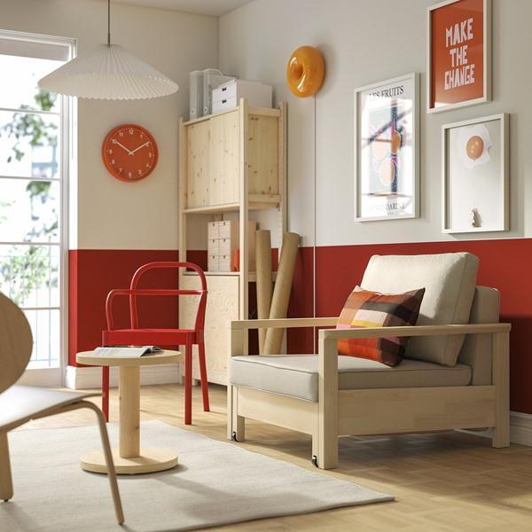 [IKEA/イケア/通販]TORNSBORG トルンスボリパーソナルチェアベッド, ナッゲン ベージュ/パイン材[J](40586099) |  | 02