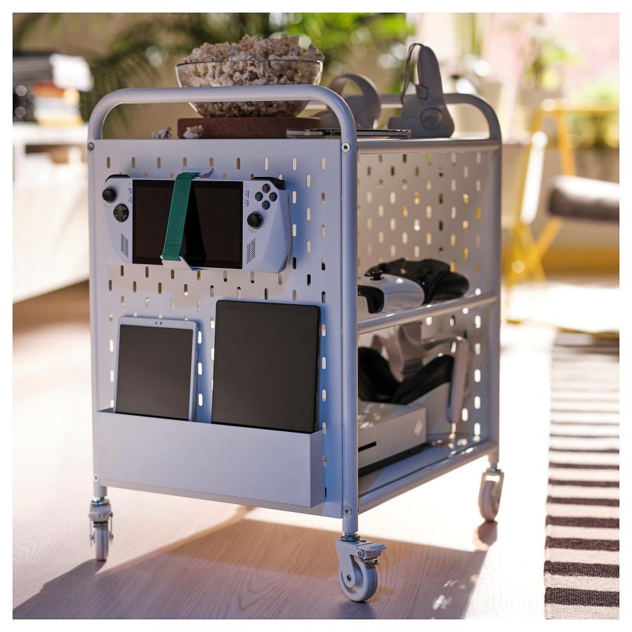 [IKEA/イケア/通販]BRANNBOLL ブレンボール シェルフユニット キャスター付き, ホワイト, 56x62 cm[D](40586259) |  | 03