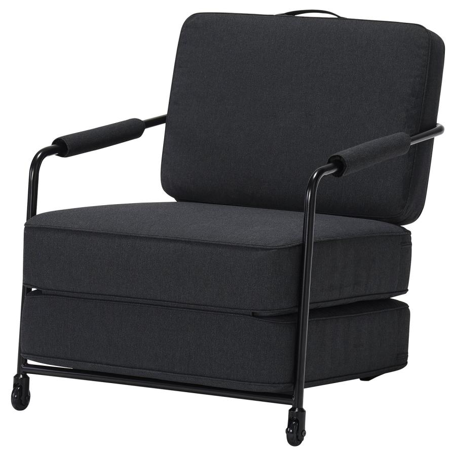 [IKEA/イケア/通販]BRANNBOLL ブレンボール ゲーミングラウンジチェア, ヴィースレ ダークグレー[J](40586612)の画像