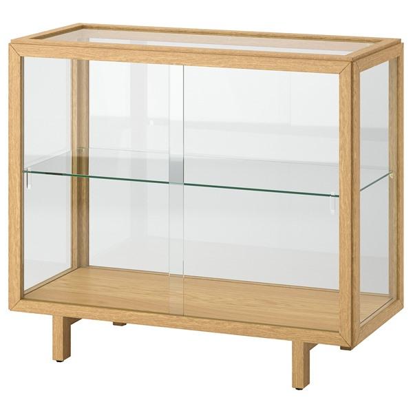 [IKEA/イケア/通販]STOCKHOLM 2025 ストックホルム 2025コレクションケース, オーク材突き板,100x40x86 cm[FH](40586693) | 