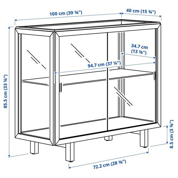 [IKEA/イケア/通販]STOCKHOLM 2025 ストックホルム 2025コレクションケース, オーク材突き板,100x40x86 cm[FH](40586693) |  | 06