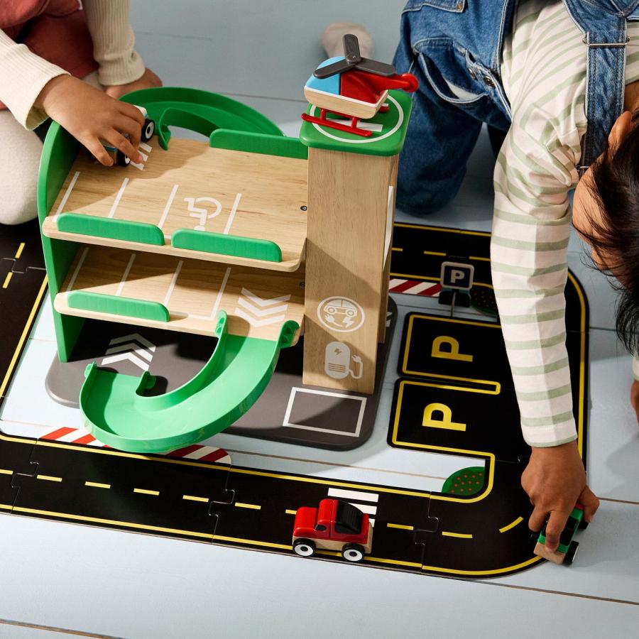 [IKEA/イケア/通販]LILLABO リラブー ガレージ ヘリコプター&車付き, マルチカラー[B](40589352) |  | 02