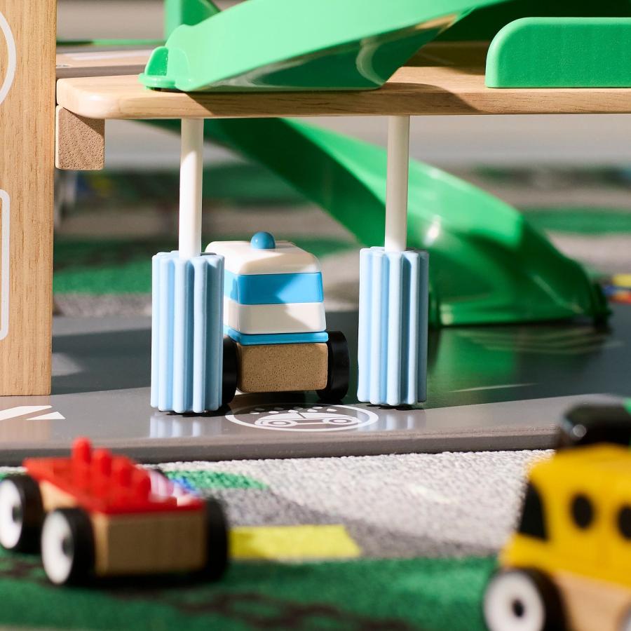 [IKEA/イケア/通販]LILLABO リラブー ガレージ ヘリコプター&車付き, マルチカラー[B](40589352) |  | 04