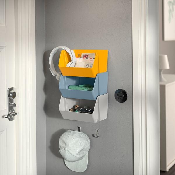 [IKEA/イケア/通販]FODERTRAG フォデルトローグオーガナイザー デスク/壁用, ライトグレー,25x18x15 cm[B](40590765) |  | 03