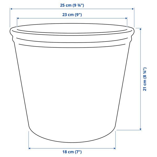 [IKEA/イケア/通販]KORSBARSBJORK コルスベルシュビョルク鉢カバー, ライトグレーベージュ,19 cm[B](40591722) |  | 04