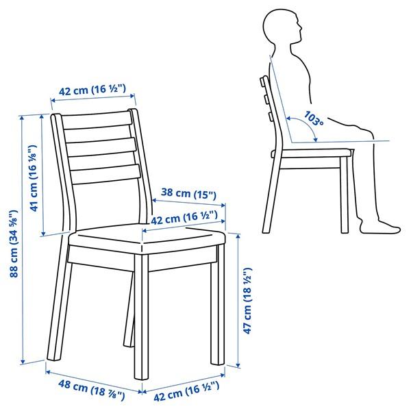 [IKEA/イケア/通販]TONSTAD トンスタードチェア, オフホワイト/フリードトゥナ ライトベージュ[F](40594037) |  | 04