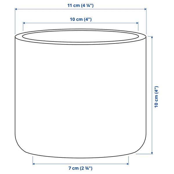 [IKEA/イケア/通販]BUSKKAPRIFOL ブスクカプリフォール鉢カバー, 室内/屋外用/グレー,9 cm[A](40595895) |  | 04