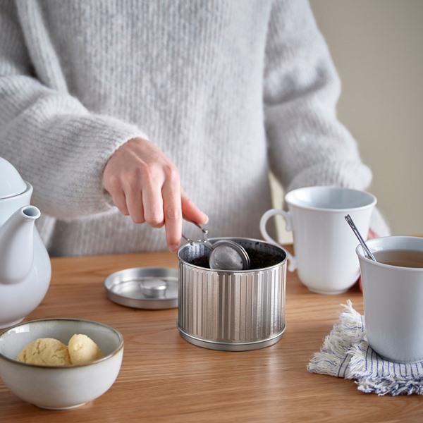 [IKEA/イケア/通販]BETTHAJ ベットハイ缶 ふた付き, コーヒー/紅茶用/シルバーカラー,0.6 l[A](40605696) |  | 01