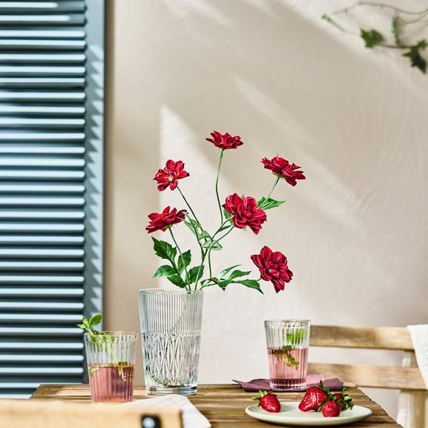[IKEA/イケア/通販]SMYCKA スミッカ造花, 室内/屋外用 ダリア/ダークピンク,66 cm[C](40606083) |  | 02