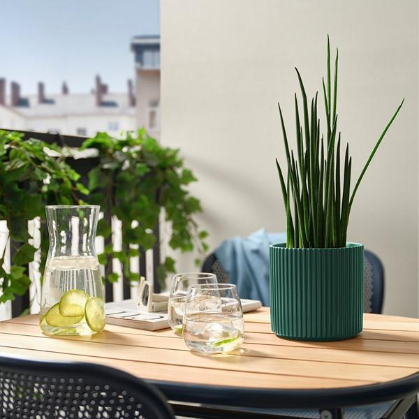 [IKEA/イケア/通販]DAKSJUS ダクシュース植木鉢, ダークグリーン,12 cm[A](40609232) |  | 01