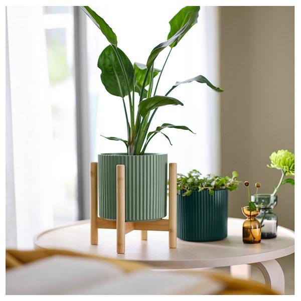 [IKEA/イケア/通販]DAKSJUS ダクシュース植木鉢, ダークグリーン,12 cm[A](40609232) |  | 02